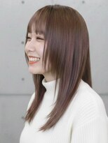 トゥルートラスト 和戸店(True Trust)&nbsp;ロング ストレート 顔まわりレイヤー ハッシュカット 韓国風