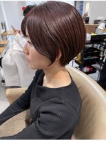 トリート 西船橋店(TREAT)&nbsp;ショートボブ/ピンクブラウン/春カラー