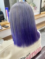 ランプ(Lamp) くびレイヤー グレーベージュ 白髪染め 白髪ぼかし 髪質改善