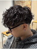 スペインカールバロックパーマツイストスパイラルパーマ刈り上げ