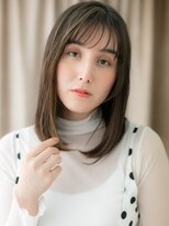 カバーヘア ブリス 川口(COVER HAIR bliss)&nbsp;ダークグレージュイメチェンフェイスフレーミングX川口20代30代