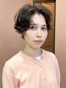 イギー(igggy) ハンサムショート ショートパーマ マッシュ レイヤー パーマ
