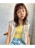 バレイヤージュアンブレラカラーマッシュショートクラゲヘア