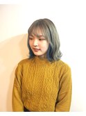 innerブルーなハイトーンカラー
