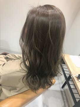 テラスヘア 新潟駅南(TERRACE hair) 透明感オリーブベージュ(ブリーチなし)