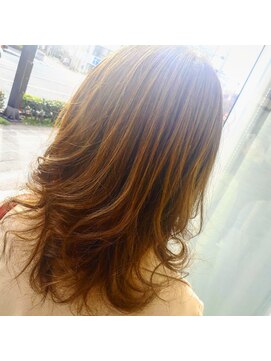 ジプソ(Gypso Hair salon) ハイトーンゴールドオレンジ