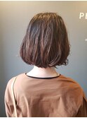 【新宿penelope】くせ毛風ナチュラルパーマボブ! 遠藤至