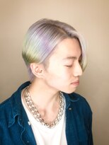 オブヘアーギンザ(Of HAIR GINZA) 【韓国マッシュ】ホワイトカラー♪ユニコーングラデーション