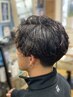 【メンズ限定】カット＋パーマ+頭皮ケア＋フェイシャルケア11000円