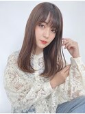 大人かわいい小顔ミディアム20代30代40代