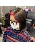 フェイスフレーミングレッドボブ