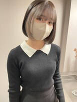 チャプター 問屋町(chapter)&nbsp;フェイスフレーミングインナーカラーミルクティーベージュカラー