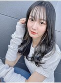 韓国風インナーカラー