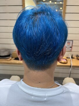 プレイフル(PLAYFUL) 差し色シアンブルーカラー