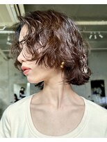 ナループロアオハナ(Nalu pu loa ohana) ボブパーマ/ボブ/顔まわりカット/ぷつっとカット/ウルフパーマ