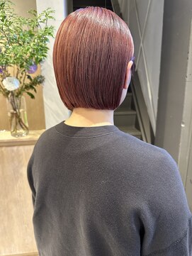 フェンヘアーアイス 中目黒(Fen.hair ici) 10代20代★大人かわいいダブルカラーブリーチピンクカラー