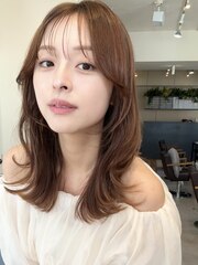 Cote 美髪/エアリーロング/顔まわり/前髪カット/韓国レイヤー