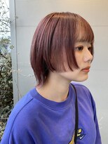 イースタイル 志都呂店(e-style com’s hair)&nbsp;小洒落顔周りカットとピンクカラー