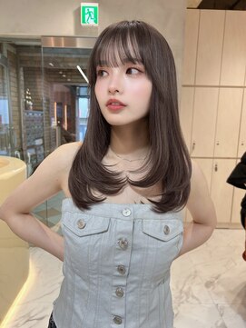 グロー 大宮(GLROW) くびれ韓国レイヤースタイル前髪カット顔周りharuhi