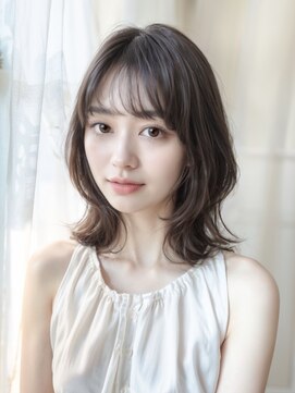 シーバイデコ(See by DECO) くびレイヤーフルバング☆前髪イメチェン結べるこなれミディ