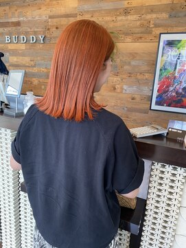 バディヘア スパ(BUDDY HAIR SPA) ツヤツヤオレンジカラー