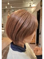 アットティー 金沢文庫(at tee...) 脱白髪染め+丸みショート