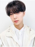 20代30代メンズクラウドマッシュ丸み束感ビジカジトレンド