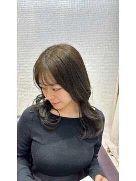 オーガスト ヘア ネイル(AUGUST hair nail) オリーブグレージュ/ブリーチなしダブルカラー/横浜