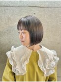 艶グレージュ×ミニボブ  Forest Mirror新宿☆ S/S
