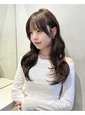 □ 韓国大宮顔周りレイヤーカットハッシュカットワンホンヘア