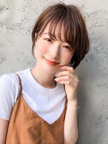 斜めバング似合わせカット美髪うる艶髪外ハネボブ#222f0415