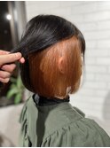毛先パーマヘルシースタイルこなれヘアラベンダーミルクティー