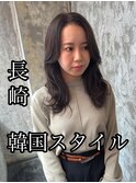 長崎　韓国/レイヤーカット/顔周り