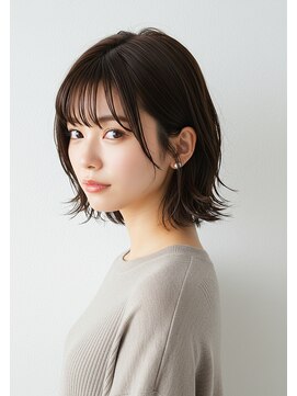 ネオリーブクレア 綱島店(Neolive Krea) 髪質改善/大人ボブ/重め前髪/大人可愛い/小顔ヘア/綱島