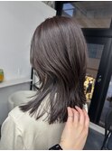 【まつり】こだわりレイヤーカット×ラベンダーグレージュ
