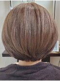 ブリーチなしカラーナチュラル似合わせ小顔くびれショート