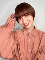 カバーヘア ブリス 戸田公園西口店(COVER HAIR bliss)&nbsp;大人可愛いぱっつん前髪丸みショートウルフp1戸田公園20代30代