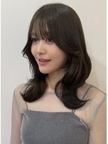 ユーフォリア 銀座(Euphoria)&nbsp;暗艶髪レイヤーカットくびれヘアグレージュ
