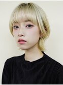 〈n1〉ショート韓国ボブハイライト髪質改善ブリーチ前髪20代30代