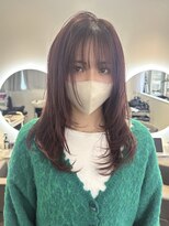 ホープ(hope)&nbsp;レッドブラウン/ダブルカラー/韓国レイヤー