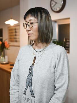 ハンドユー(HAND.U) 上質に仕上がる大人透明感ボブカラースタイル