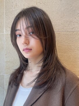 ビュートリアム265(BEAUTRIUM 265) ★流れるカーテンバング/小顔くびれミディアムレイヤー/銀座20代