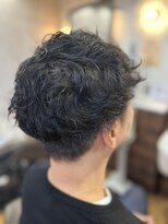 アンカー(ANCHOR)&nbsp;MEN’S HAIR/サーフカール/刈り上げセンターパート/印西市