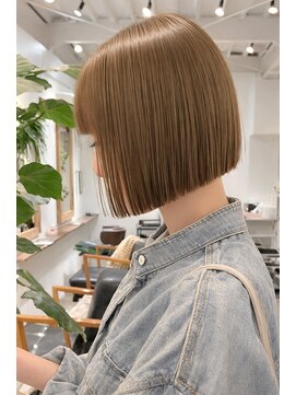 ラレイ ハラジュク(Lalei harajuku) 原宿切りっぱなしボブ縮毛矯正酸性ストレート髪質改善20代30代