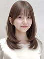 ヨリ ルトロワ 札幌大通(yori Le_trois) ハイレイヤー×色素薄めオリーブ/ブリーチなしダブルカラ