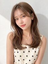 ノア(NOA)&nbsp;【NOA】透け感シアーベージュくびれ小顔ミディアムレイヤー