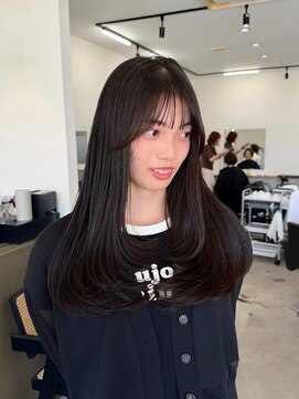 エトワールプラス レイヤーカット 顔周りカット