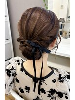ジェミータ 横浜&nbsp;シンプルシニヨン【横浜/ヘアセット/ヘアメイク】