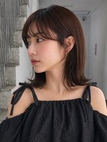 トリッカ シブヤ(TRICCA SHIBUYA)&nbsp;くびれミディアム/ミディアムレイヤー/ショコラブラウン