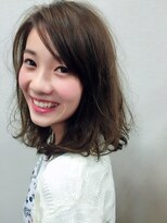 オハナヘアー(ohana hair) ohana hair ラフなパーマでふんわりミディアム
